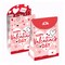 Big Dot of Happiness Happy Valentine’s Day - Valentine Hearts Gift Favor Bags - Party Goodie Boxes - Set of 12